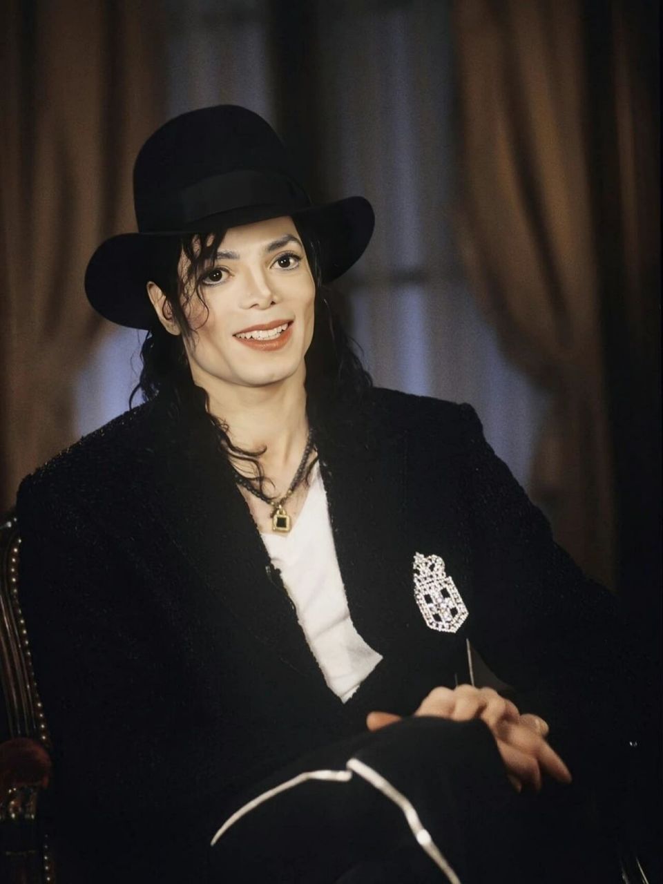 最美的笑容—迈克尔杰克逊 1997年,迈克尔杰克逊接受芭芭拉的采访.