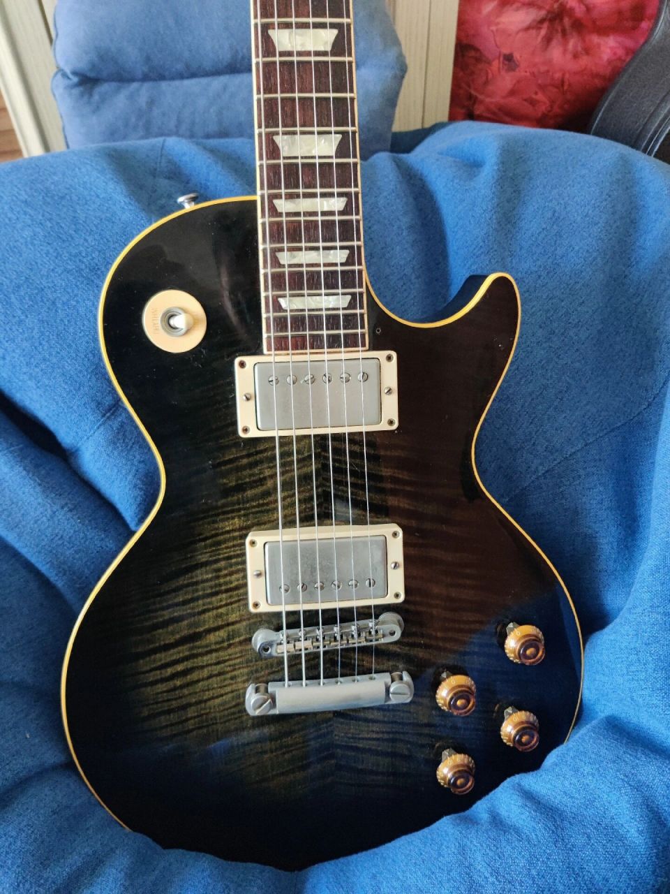 gibson custom shop r9 reissue  trans black 2000 historic