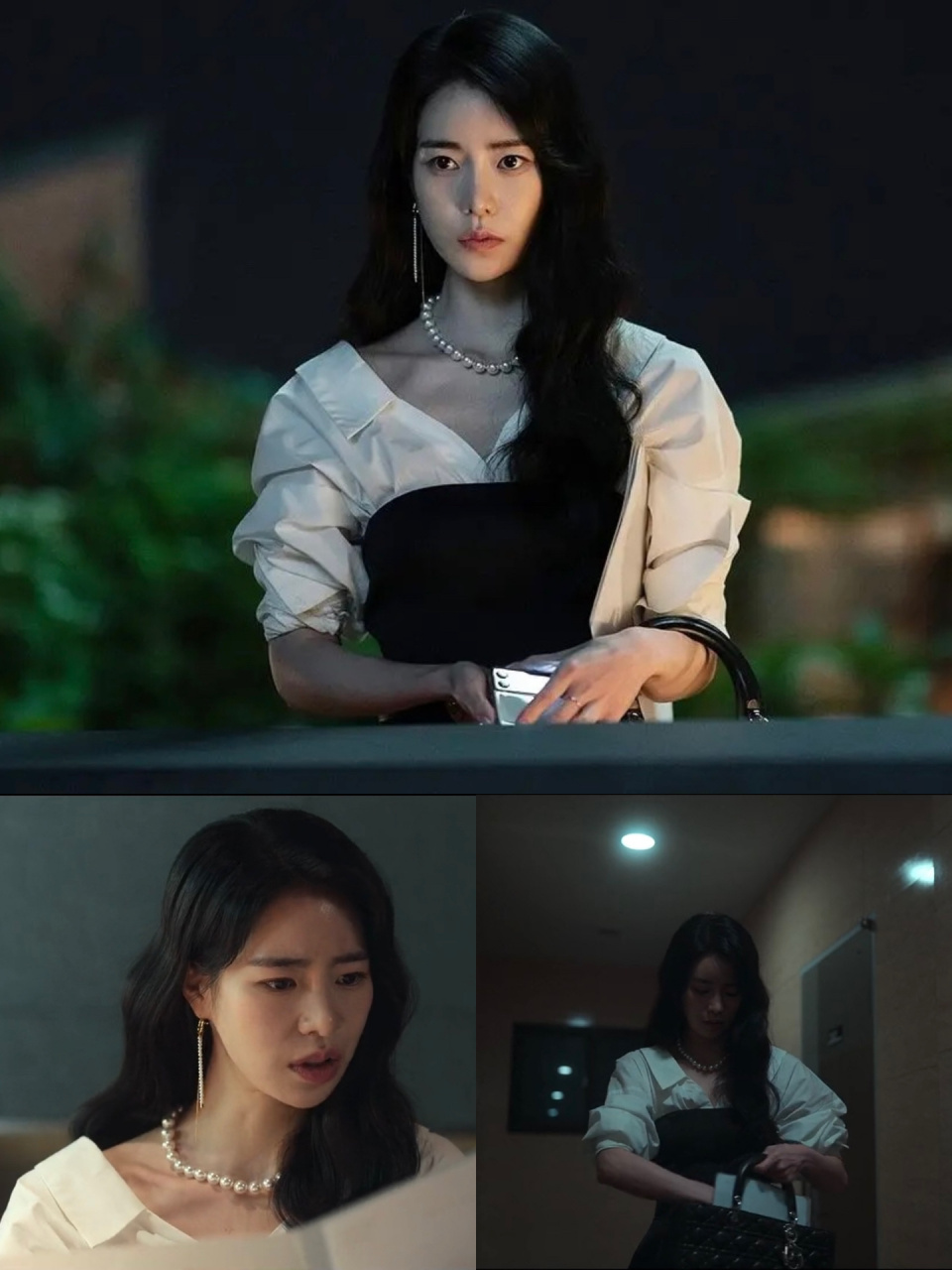 黑暗荣耀,朴妍珍穿搭(一) 朴妍珍的穿搭: 贵气