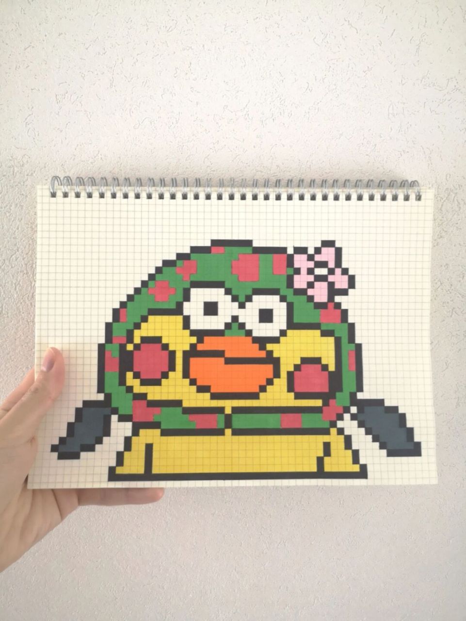 像素画:不知名表情包《老嫂鸡》 又丑又可爱的,现在我也不知道它是