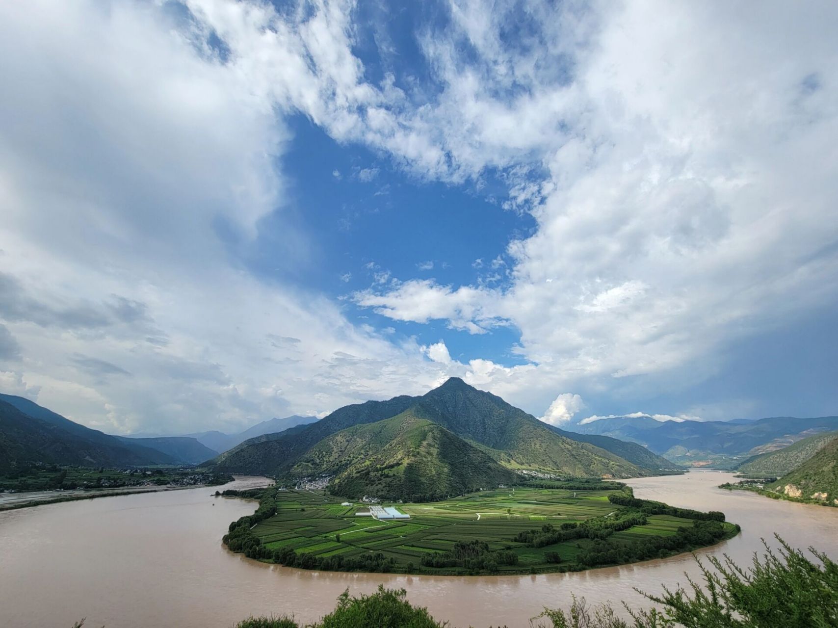 丽江 长江第一湾 山顶观景台(免费版) 这次路线我绝对弄得明明白白的