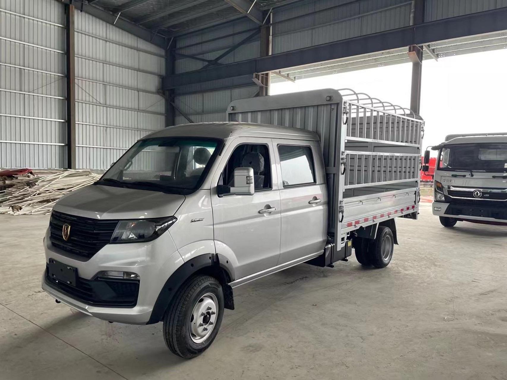 金杯s62双排仓栏小货车,可拉3吨.