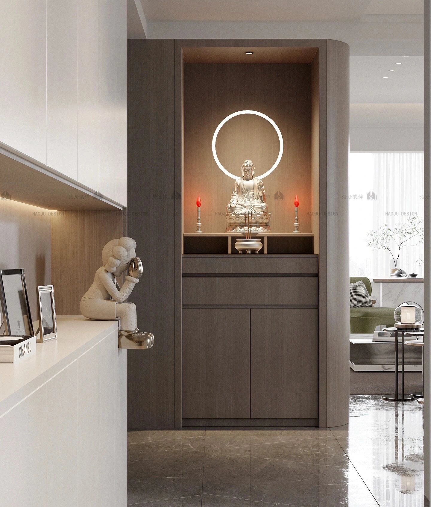 好看的佛龛柜 摒弃传统佛龛柜 还不知道佛龛柜怎么设计最好看吗?