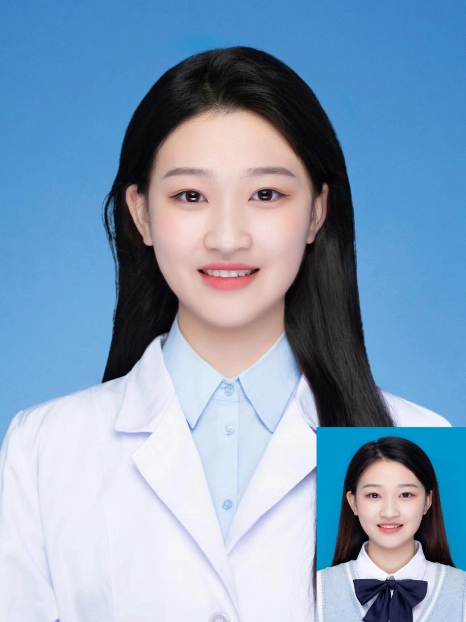 医生证件照p图来也只需要一张正脸证件照即可 谁还没拥有一张好看医生