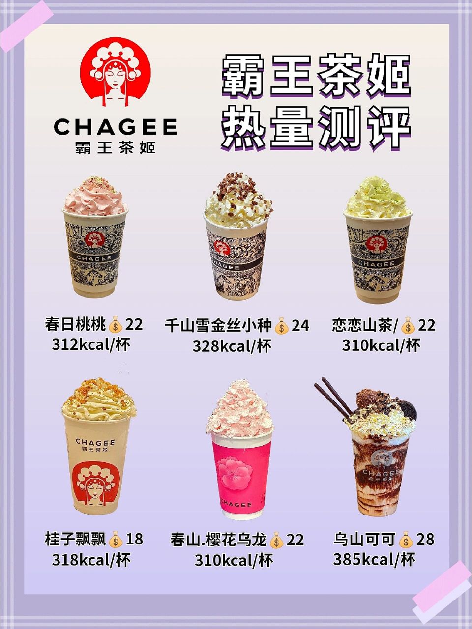霸王茶姬热量测评75减脂期也能实现奶茶自由 今天整理了一期霸王茶