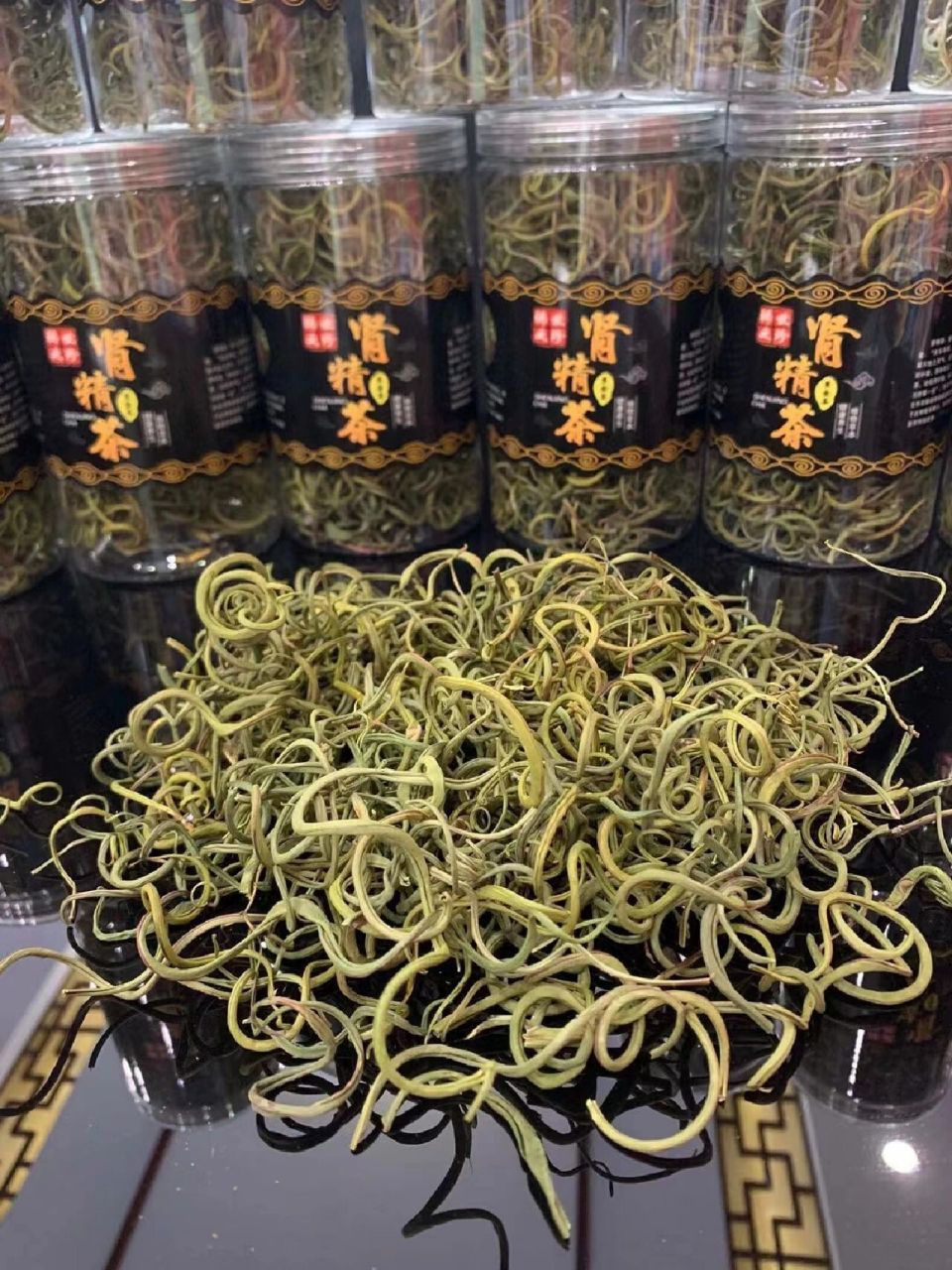 精选肾精茶(东北野生石茶)一瓶50克 ,纯手工挑选 无根儿 无黄叶 肾精