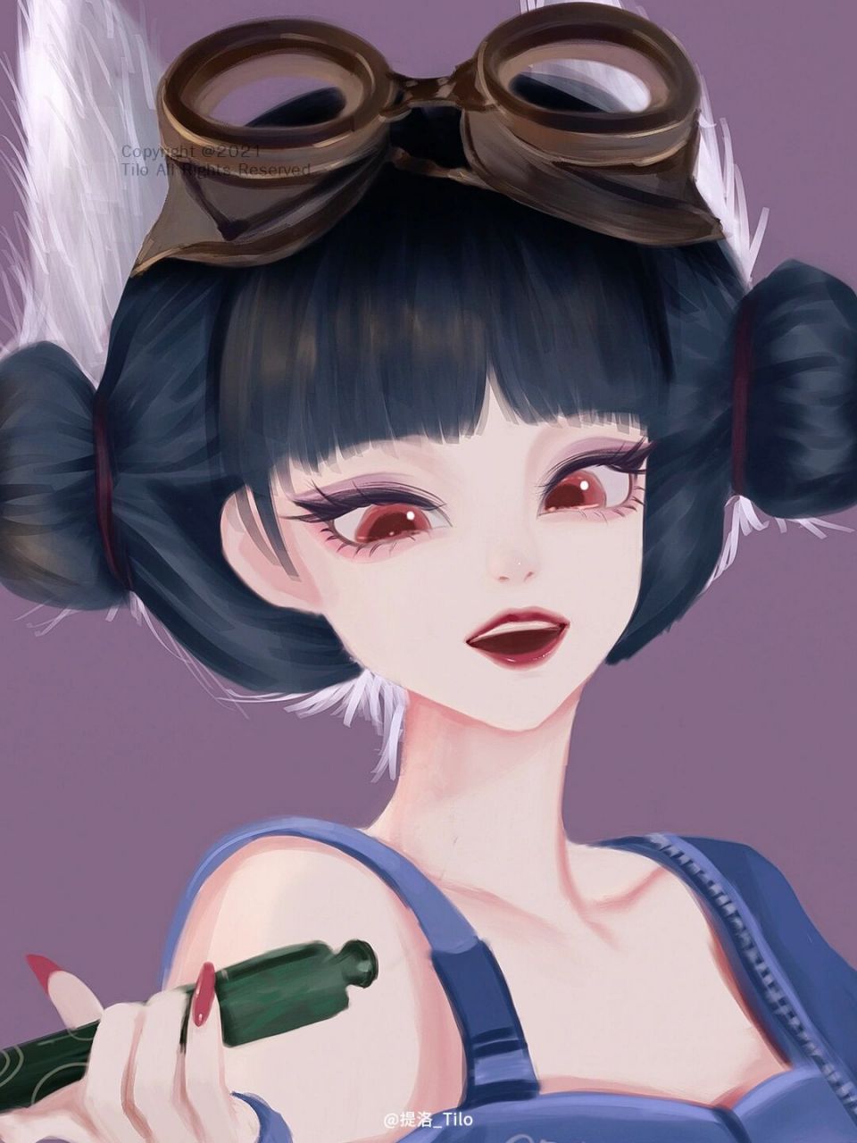 用自己的画风画【宝青坊主】 "天之道,有所得,必有所失~" _ 电绘工具