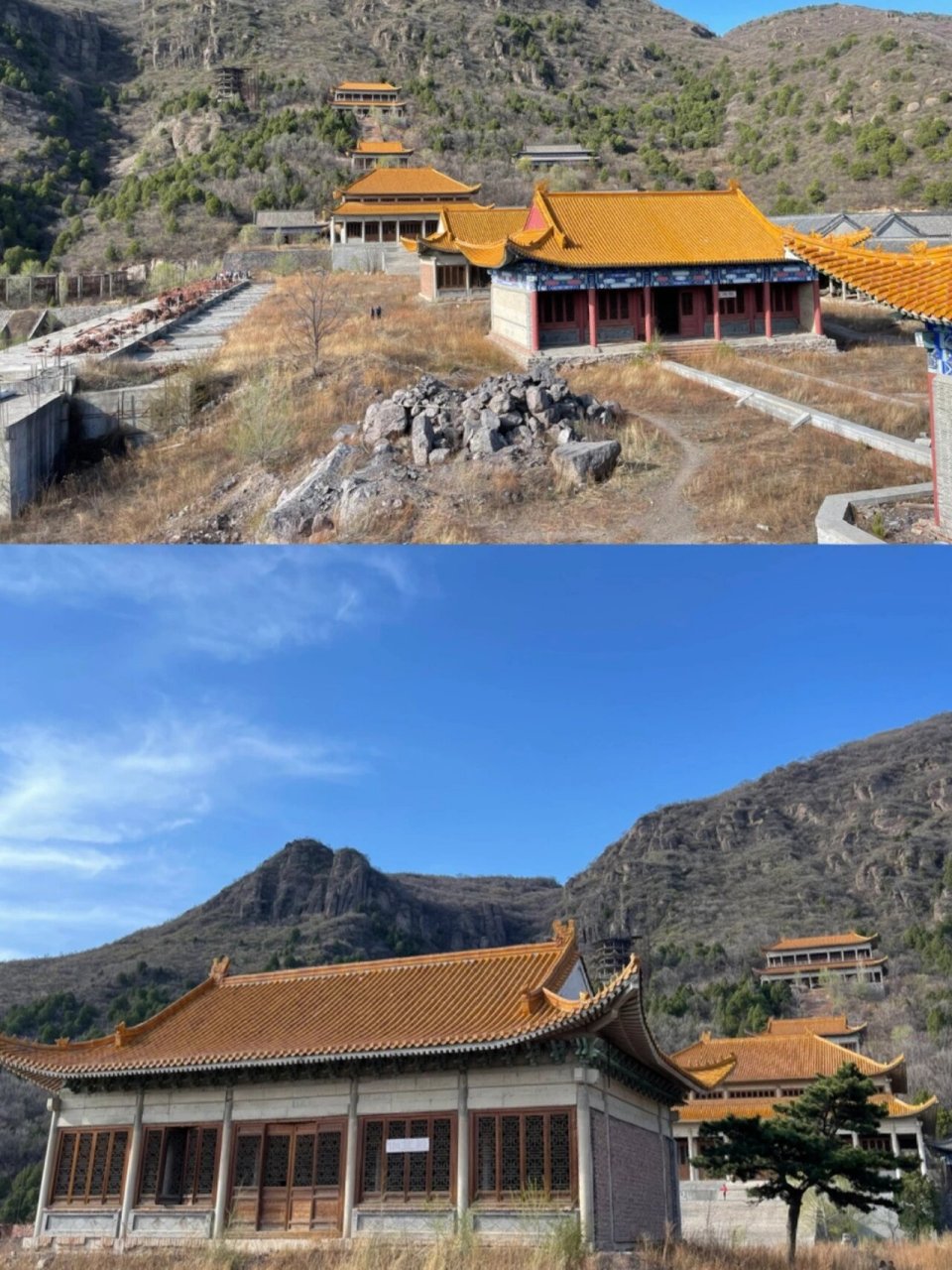 辽称灵水院,就是位于门头沟区妙峰山南,樱桃树村北的仰山上,仰山栖隐