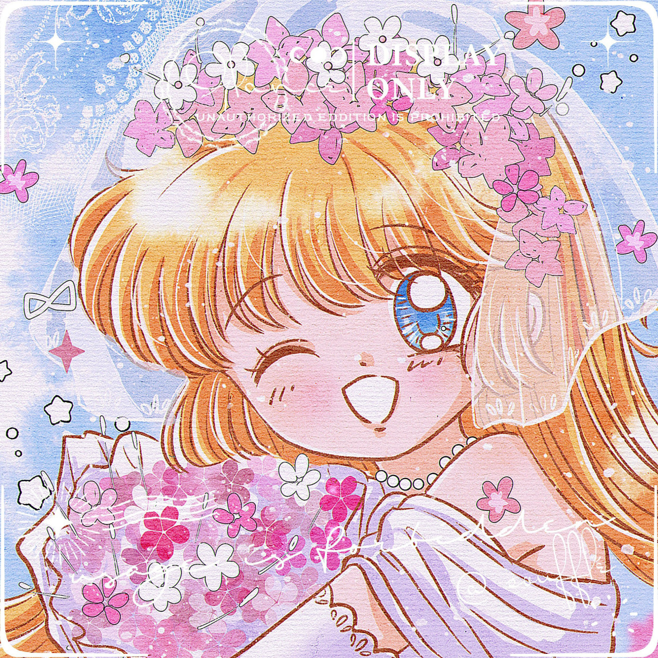 婚纱圣少女 接魔法少女同人的稿件好开心!