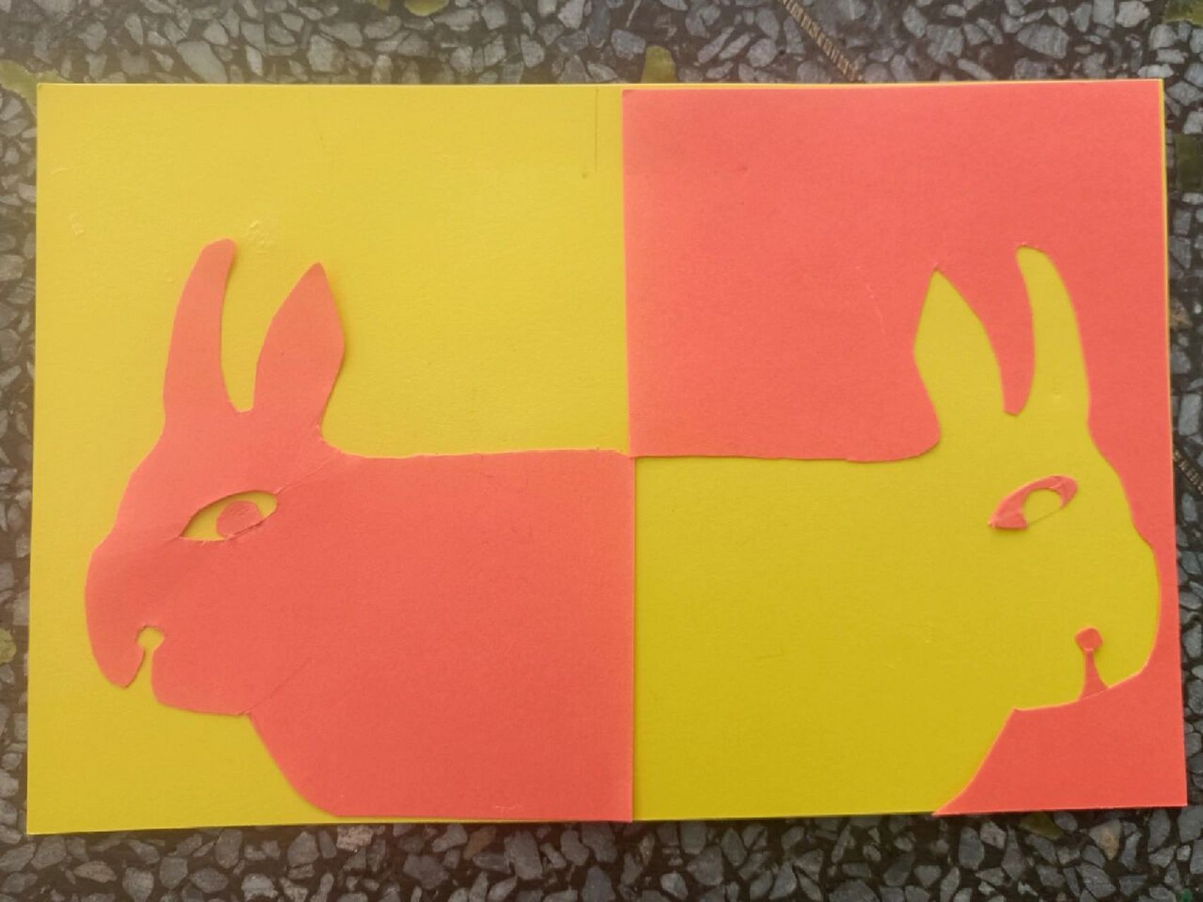 岭南版美术第6册第12课学生作品 12.巧变虚形与实形