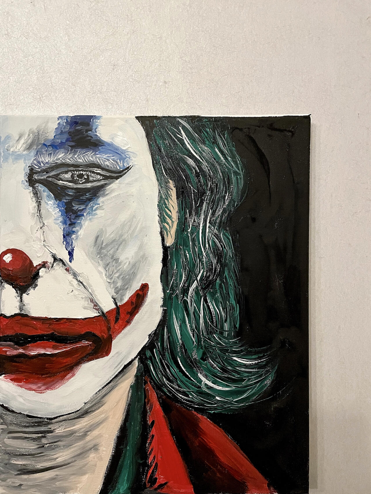 我爱画画|小丑🤡水粉画|joker