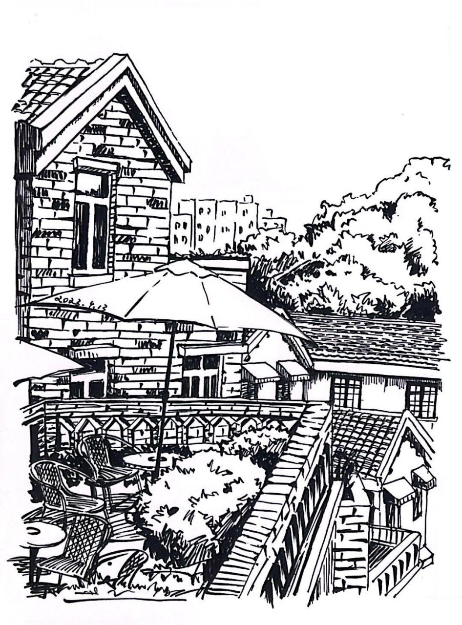 昙华林风景速写|艺术鱼 画室周末的看展写生活动就要来啦,一起去画一