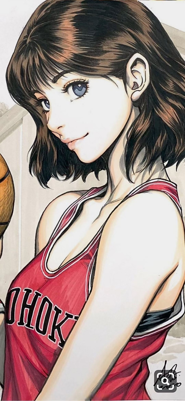 灌篮高手全国大赛#我小时候的赤木晴子好像长大了