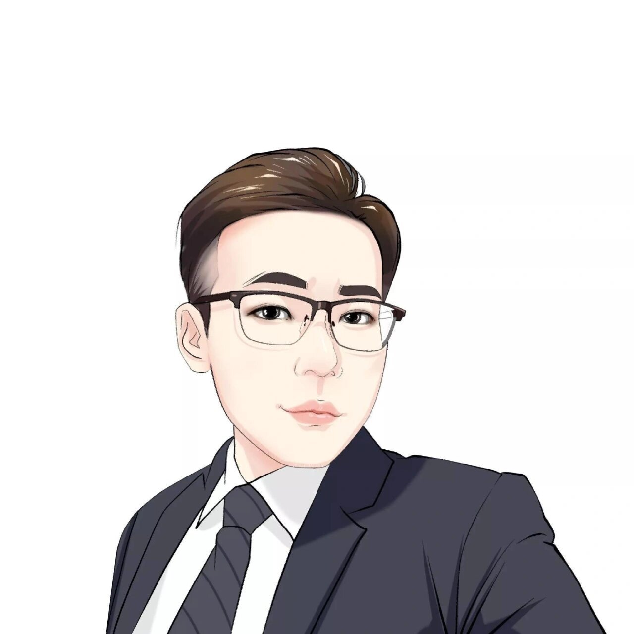 男士手绘漫画头像 成熟稳重 帅气十足 男士手绘漫画风,男士专场,成熟