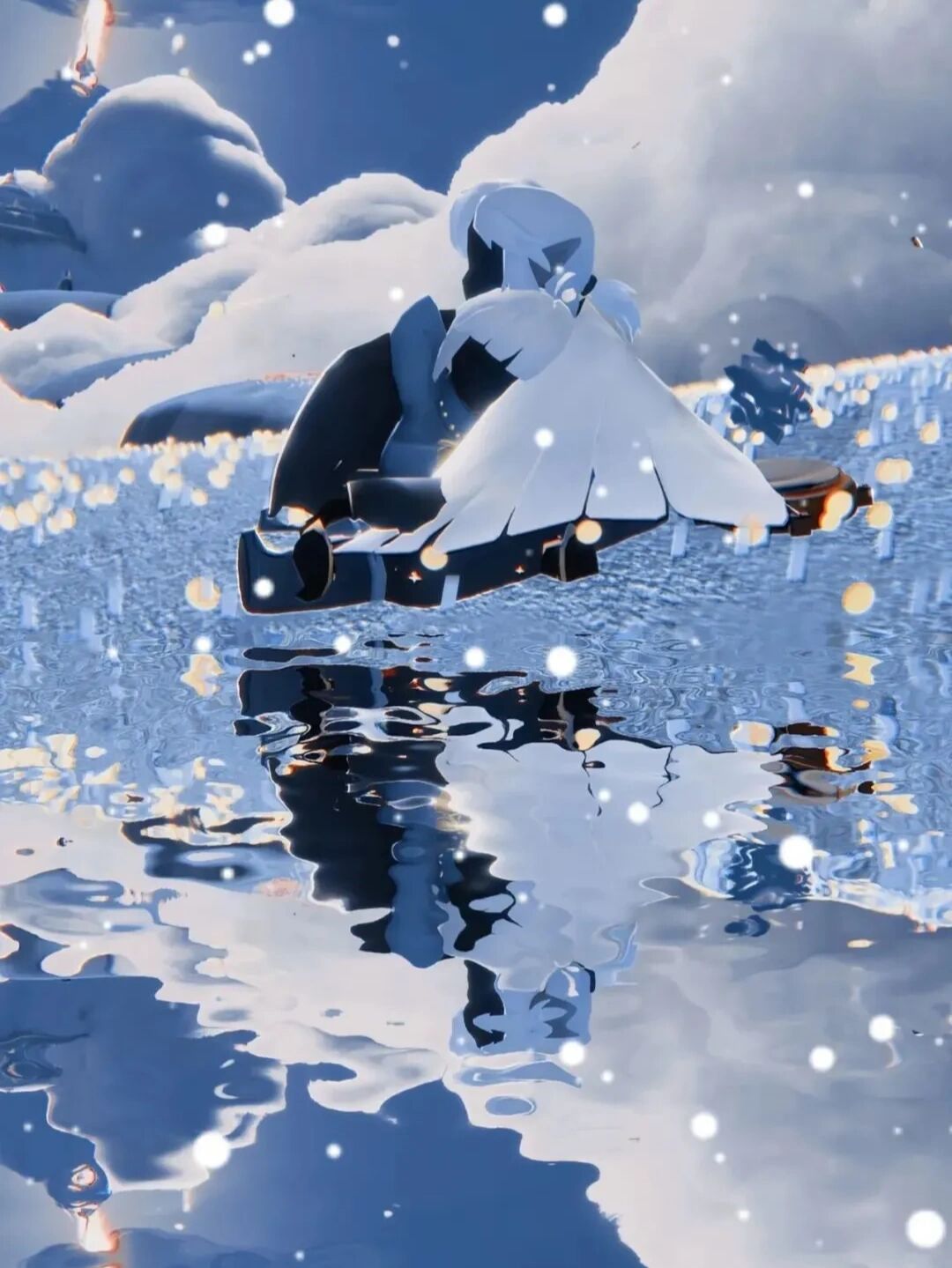 超级浪漫的光遇背景图 他们素未谋面所以他们确定彼此