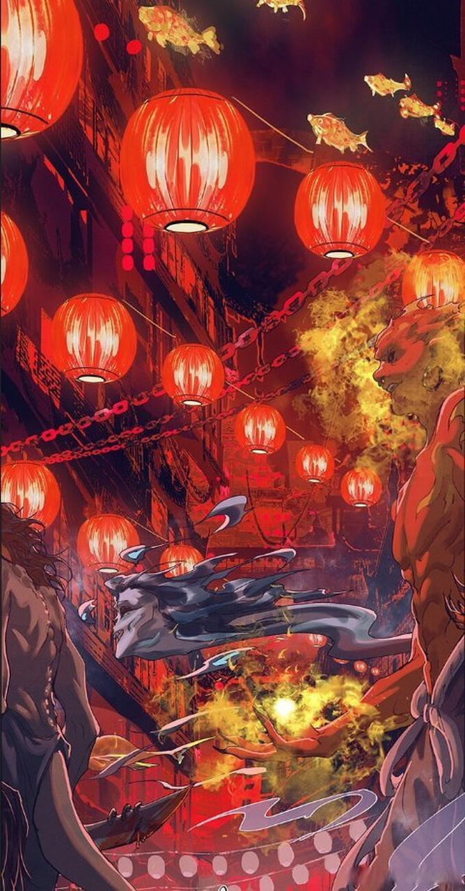 灰灰的天官赐福鬼市场景#dm腐漫