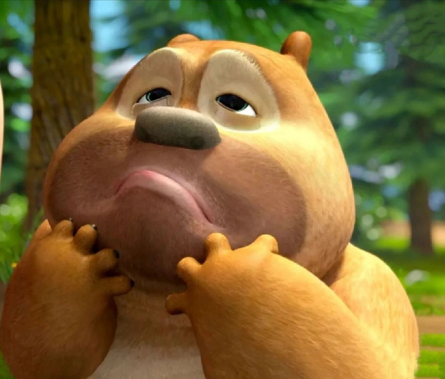 可爱的小熊二!  这么可爱的小熊二,谁不喜欢呢?