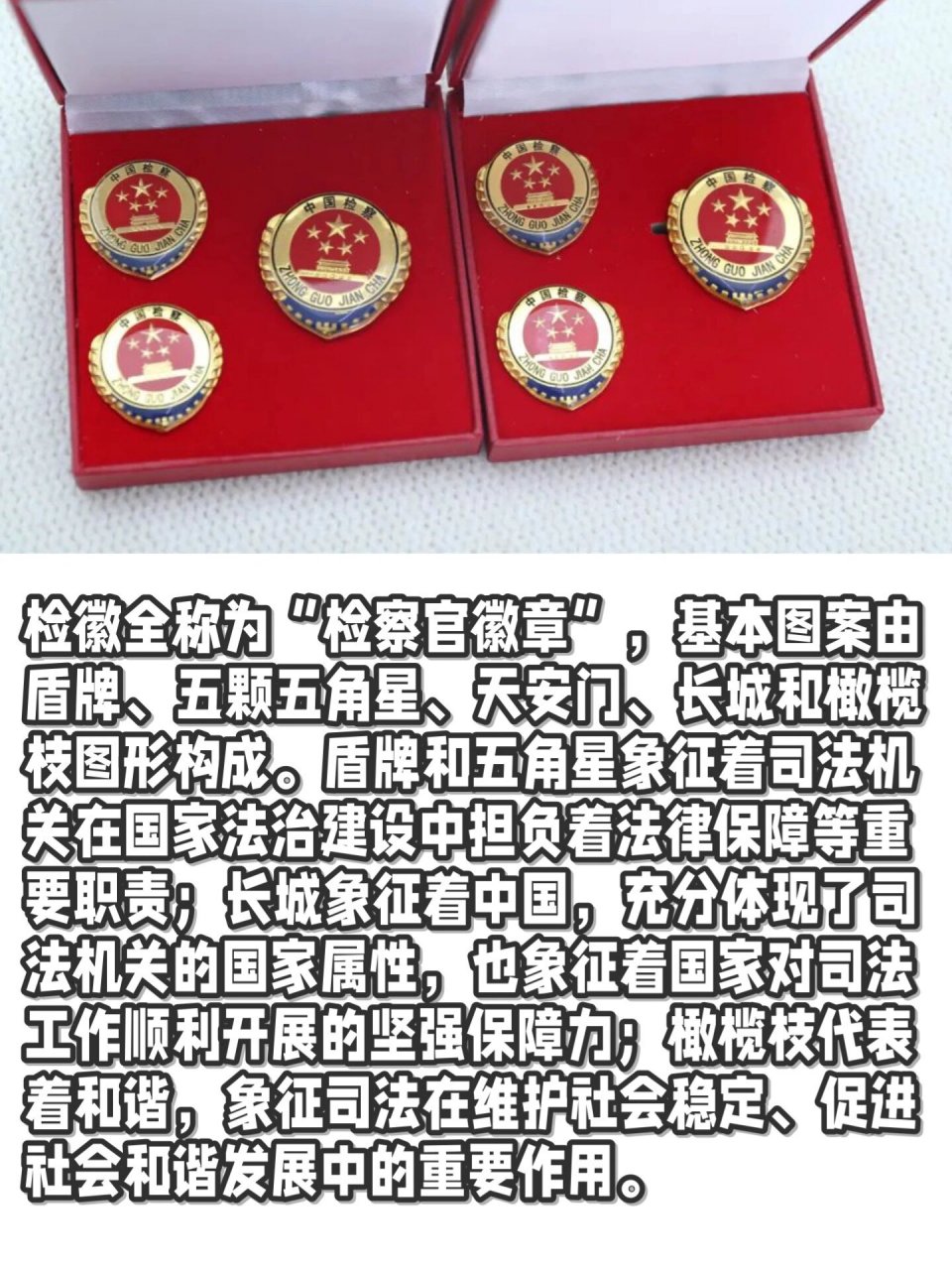 检察官徽章,原来这么佩戴才正确!
