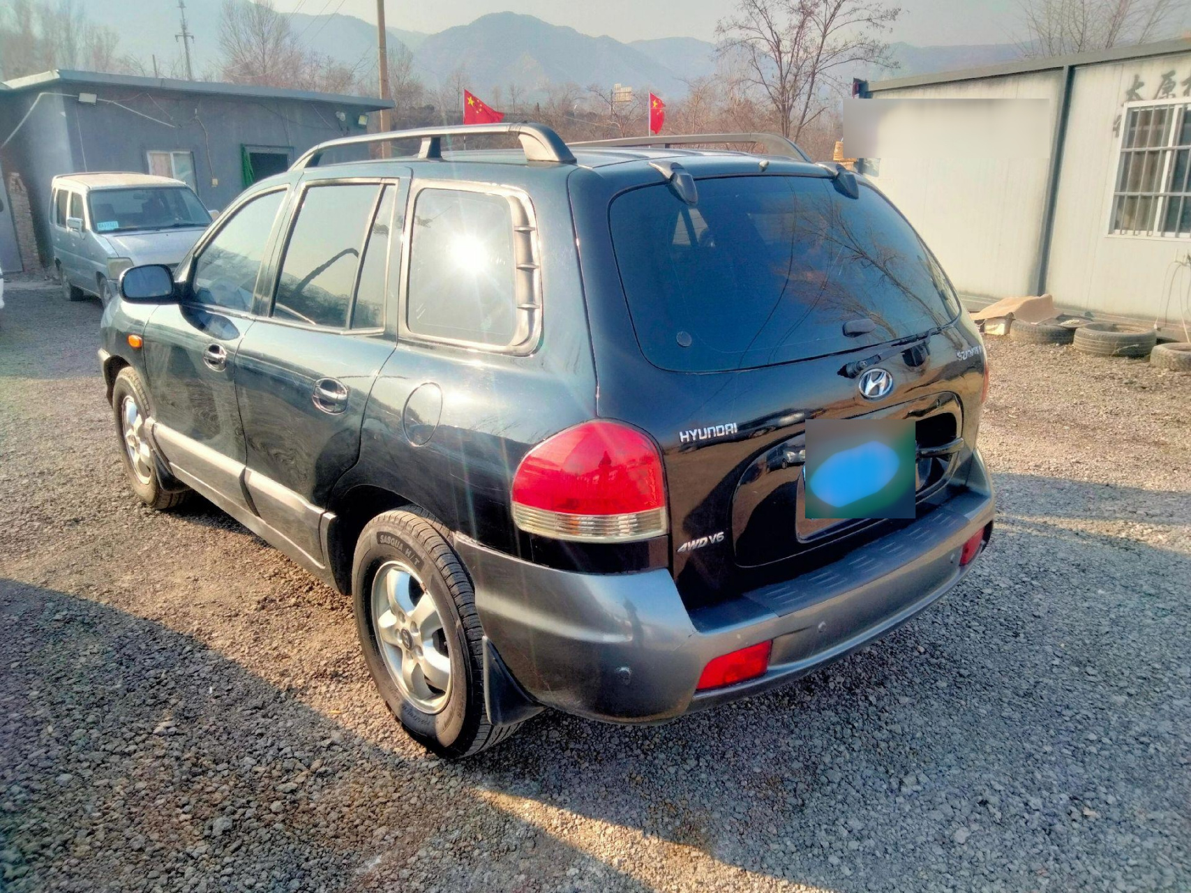 新到一台08年的现代圣达菲,进口六缸发动机,自动高配2.