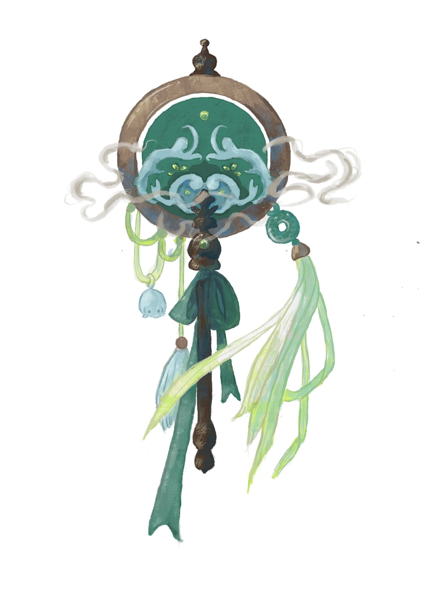 古风元素绘画 今天你学画画了吗?