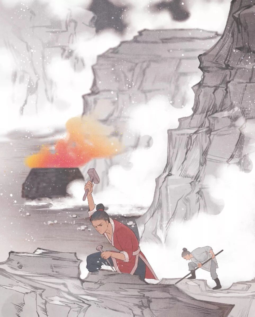 画一首诗—《石灰吟》