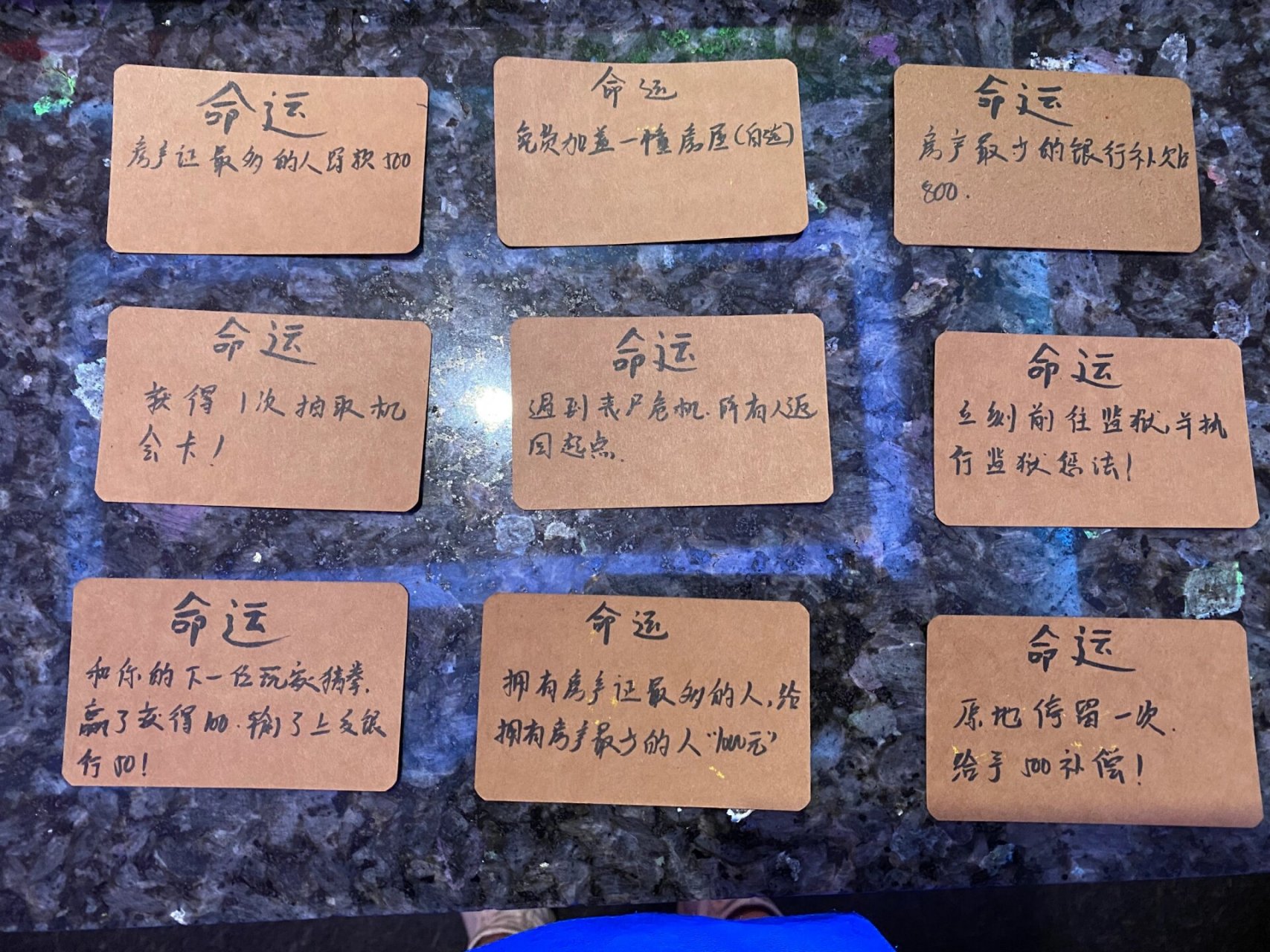 手绘自制豪华版大富翁 费时1⃣天 心血来潮,想玩大富翁,就决定自己