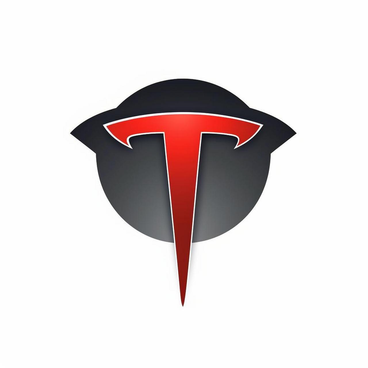 左滑看ai重新设计特斯拉的车标.