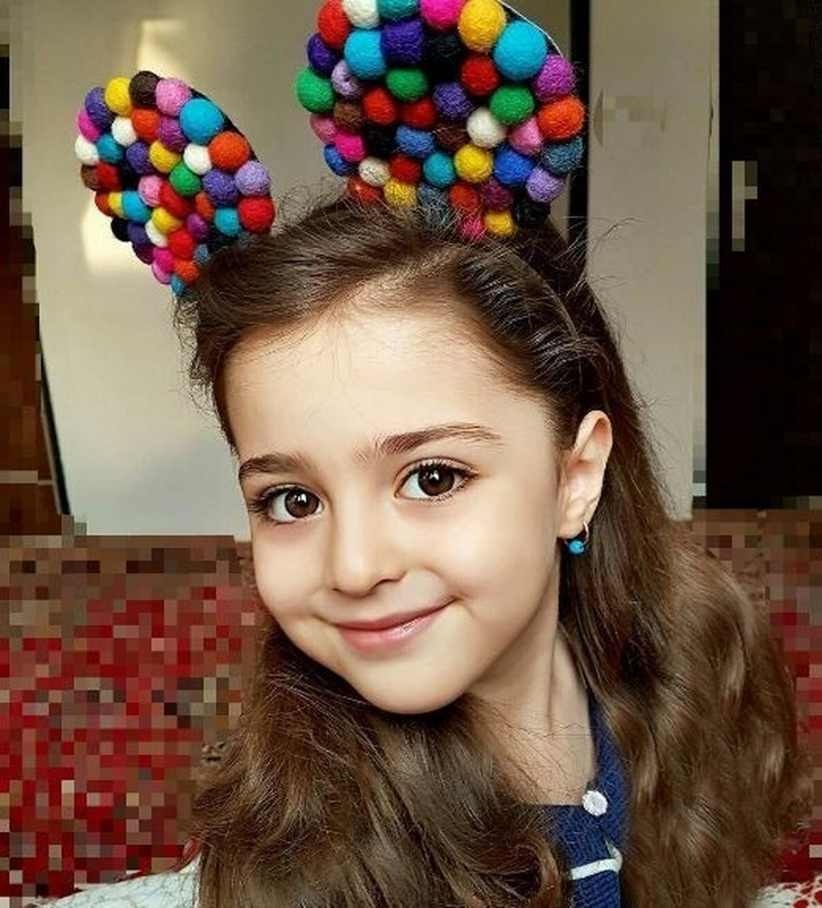 伊朗小女孩照片图片