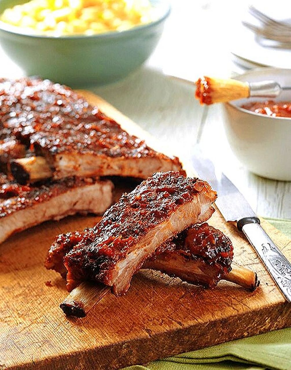 美式炭烤猪肋排 | 好吃到逆天97 按我的配方和步骤94可在炭烤架上