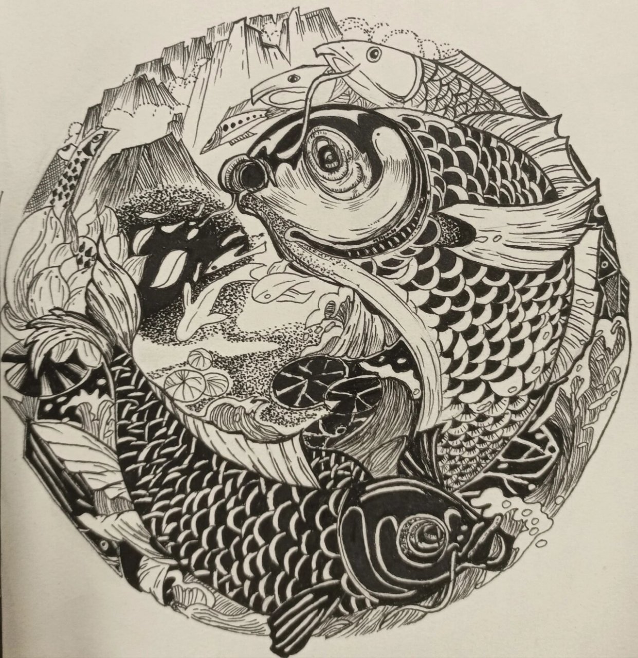 黑白装饰画|动物装饰画|点线面构成 是装饰画里面对比与调和的调和