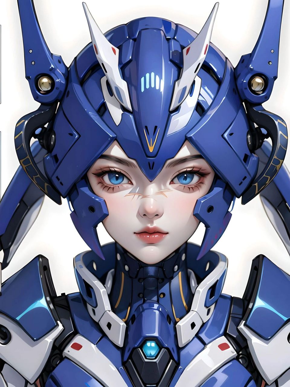 ai赛博朋克机甲少女| 模型越来越成熟了