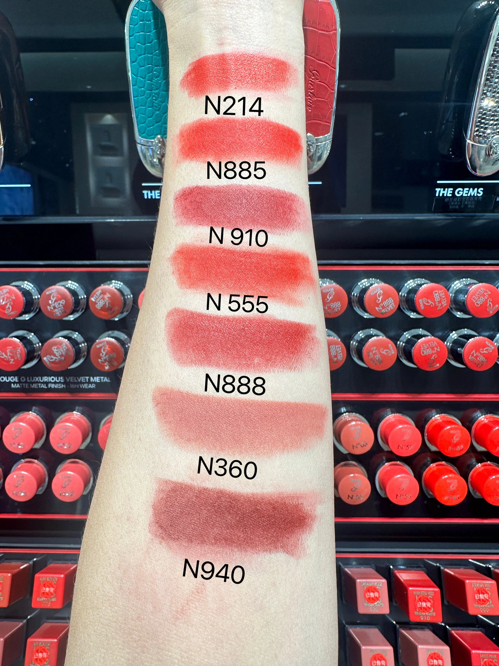 娇兰口红试色推荐