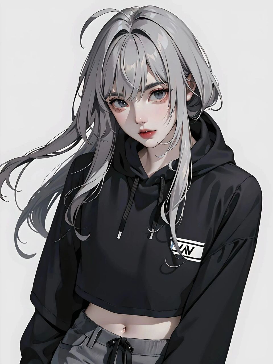 女生头像|这是拽姐必备金属灰发色参考咩?