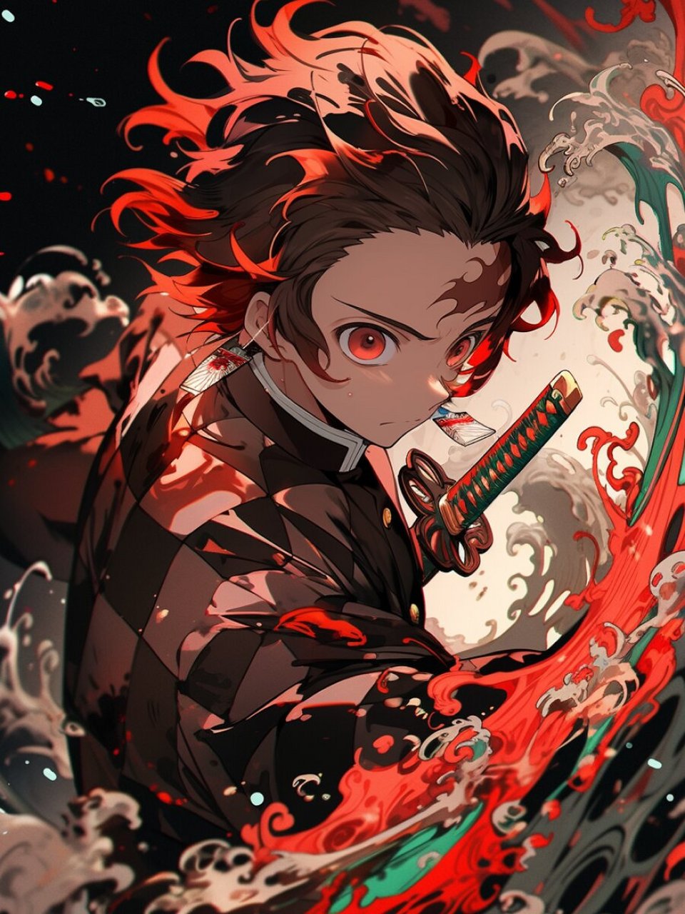 【鬼灭之刃】灶门炭治郎丨精美壁纸 经历绝望仍有善良的内心, 并且有