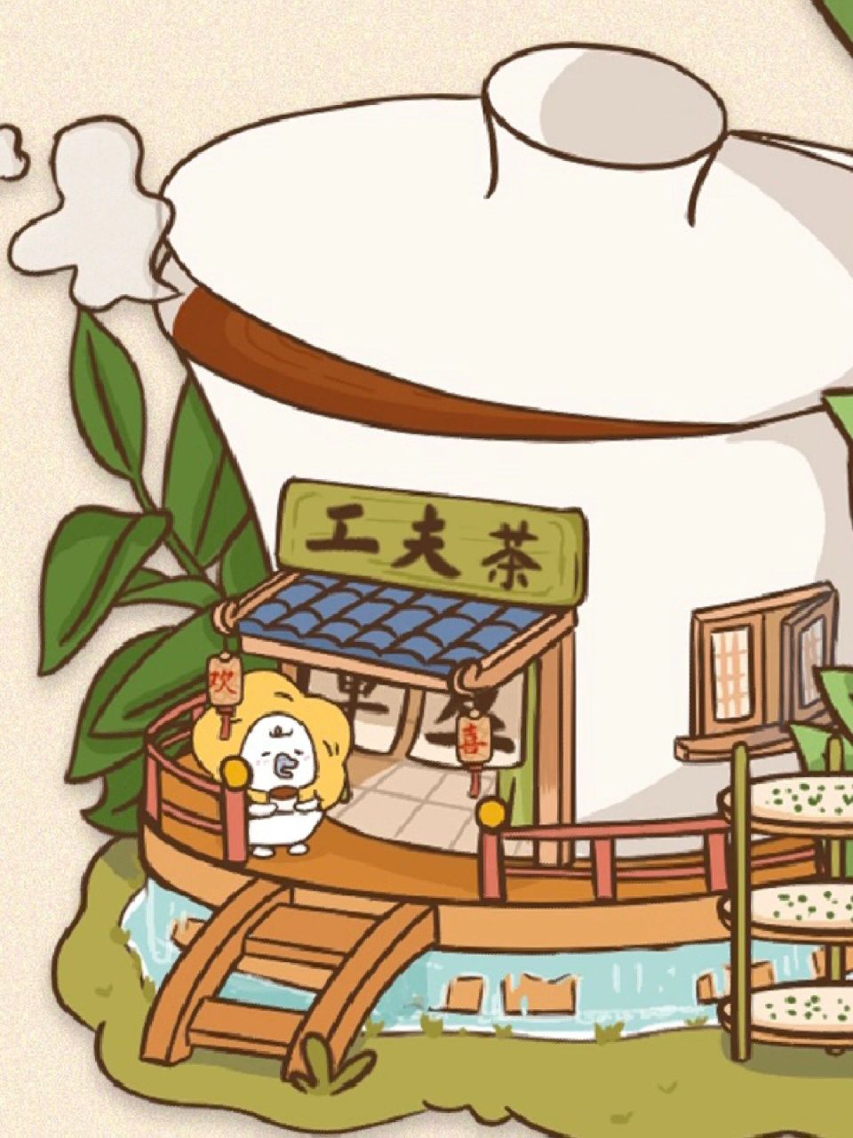 原创插画|潮汕人必备工夫茶95 想要来一杯热气腾腾的凤凰单丛