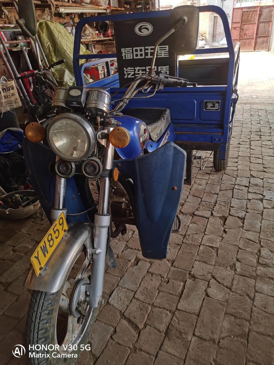 出售福田五星三轮摩托车,125雷沃发动机,三千公里,新车状态