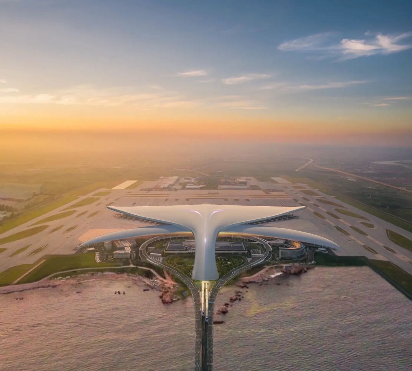 亚洲第一大机场|上海海门国际机场 上海海门国际机场,又名上海长江口