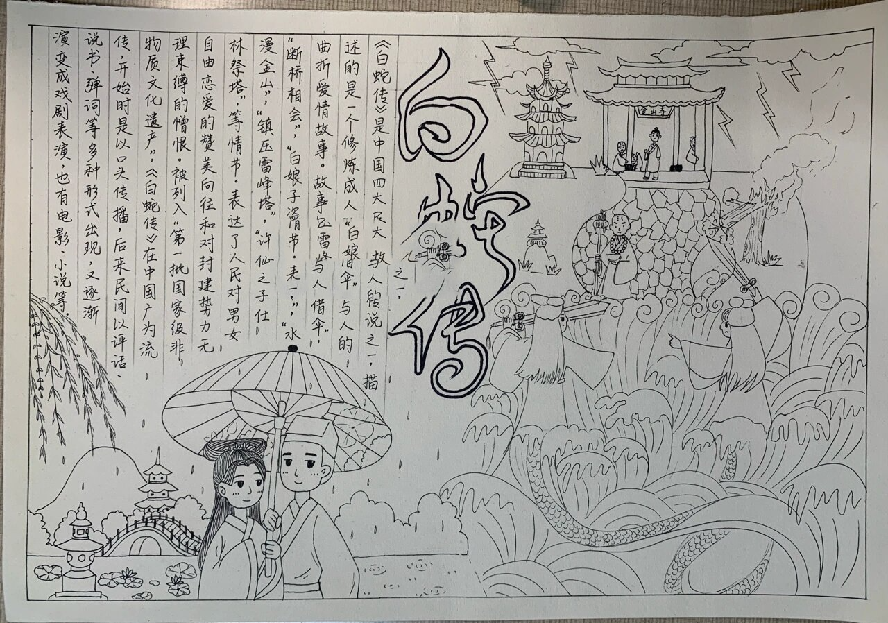 民间故事手抄报