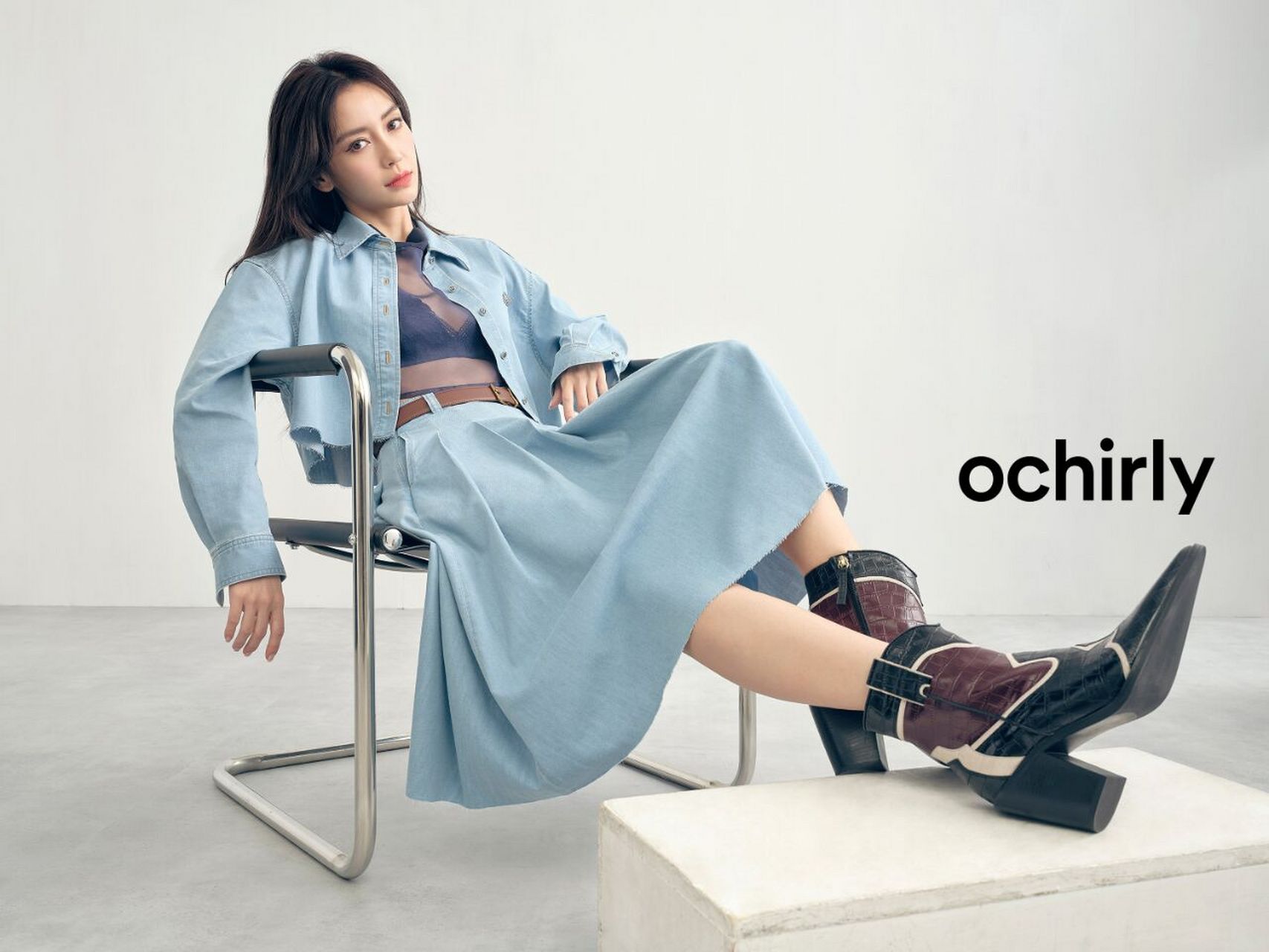 ochirly| angelababy的自我风范 以态度诠释自我风范 以别样气场 展现