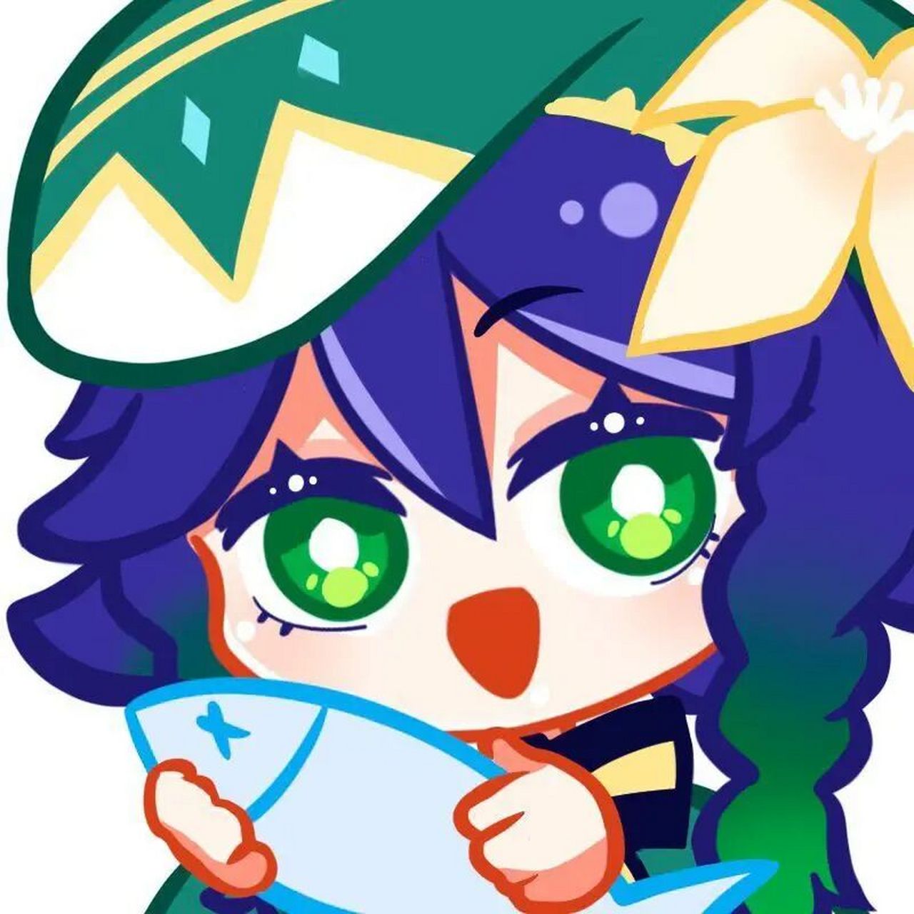 温迪图集来啦,附赠6个原神q头