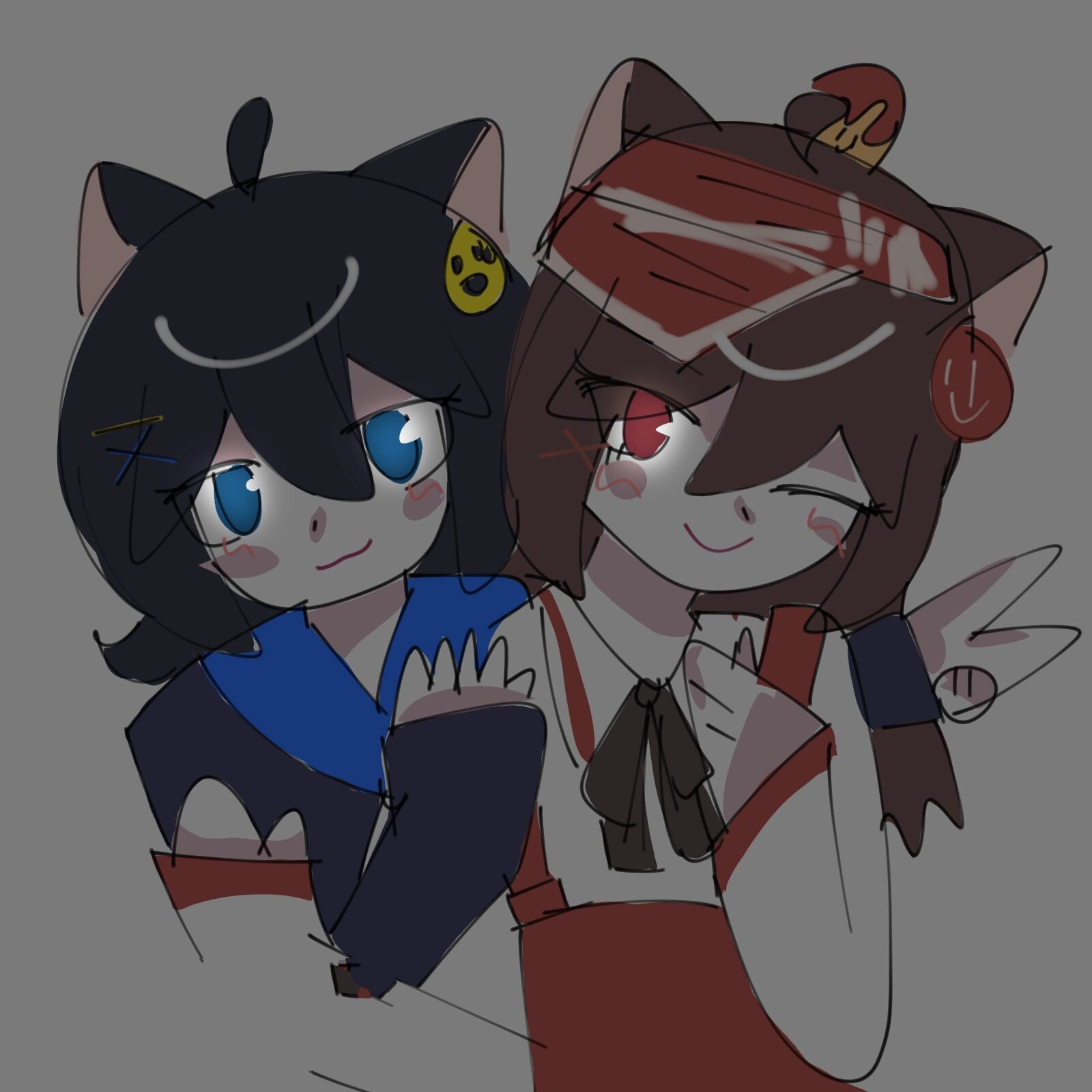 元气丸子和淘气丸子拟人