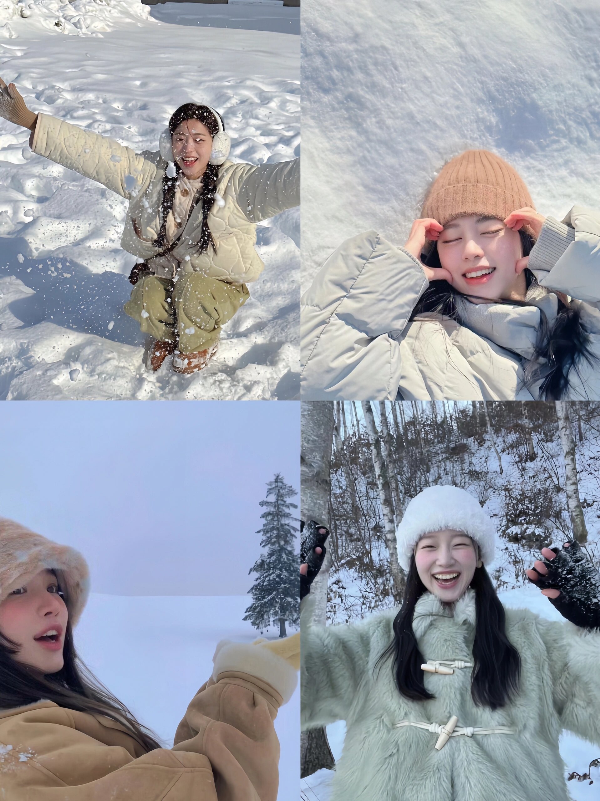 冬天下雪拍照姿势92|ins拍照分享 本期整理了66615组雪地拍照