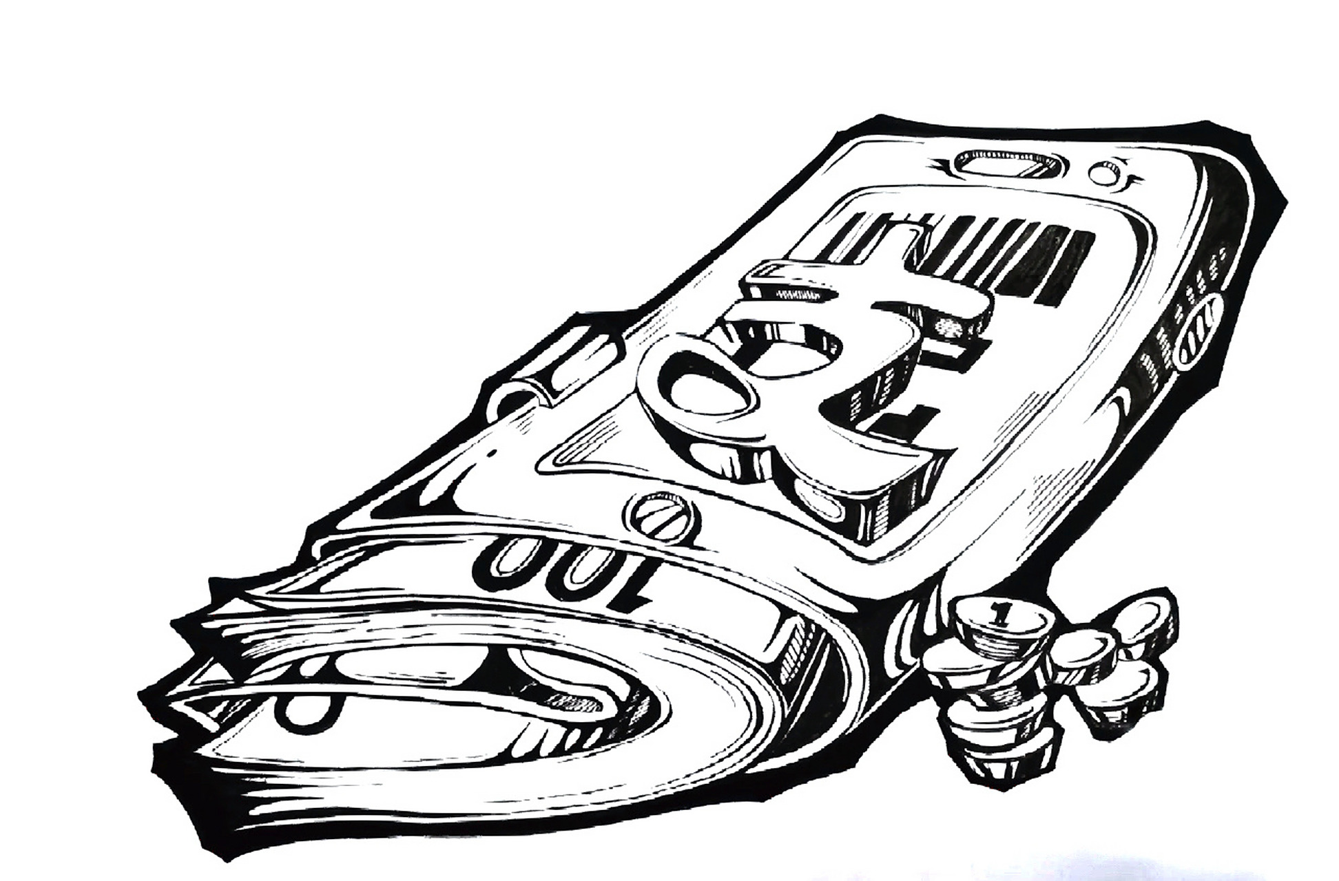 黑白装饰画·单体素材分享·设计基础 单体表现是黑白装饰画的基础