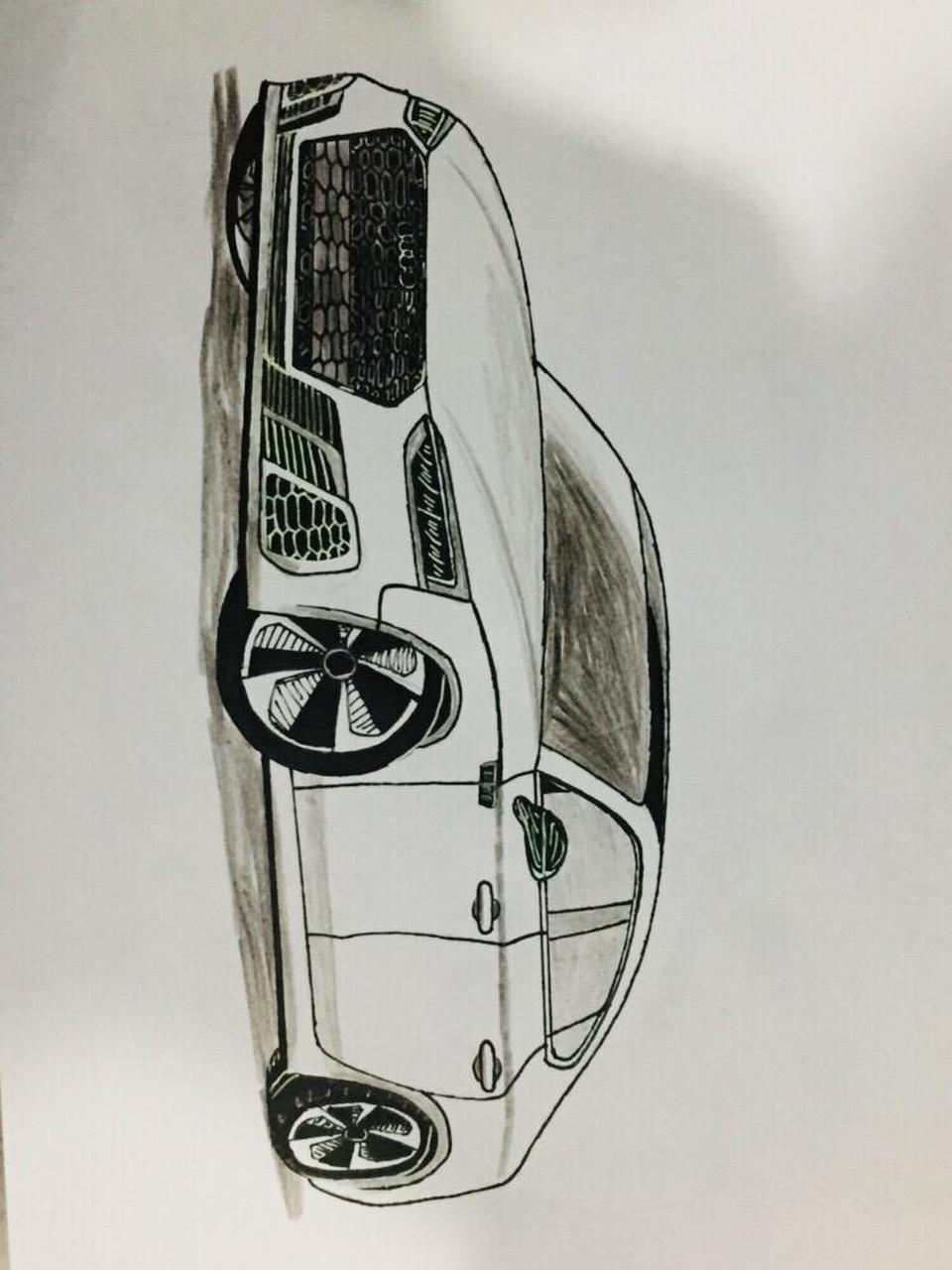 这绝对是最帅奥迪 奥迪a5 画画