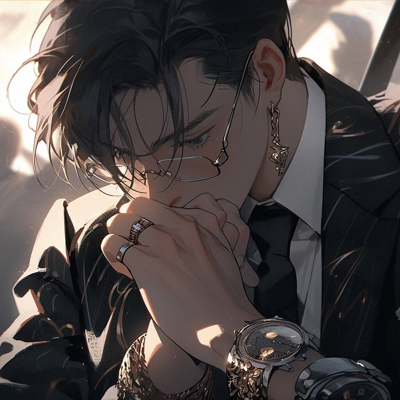 总裁头像风 灵感来源大勋花 他真的不是第一天这么帅的