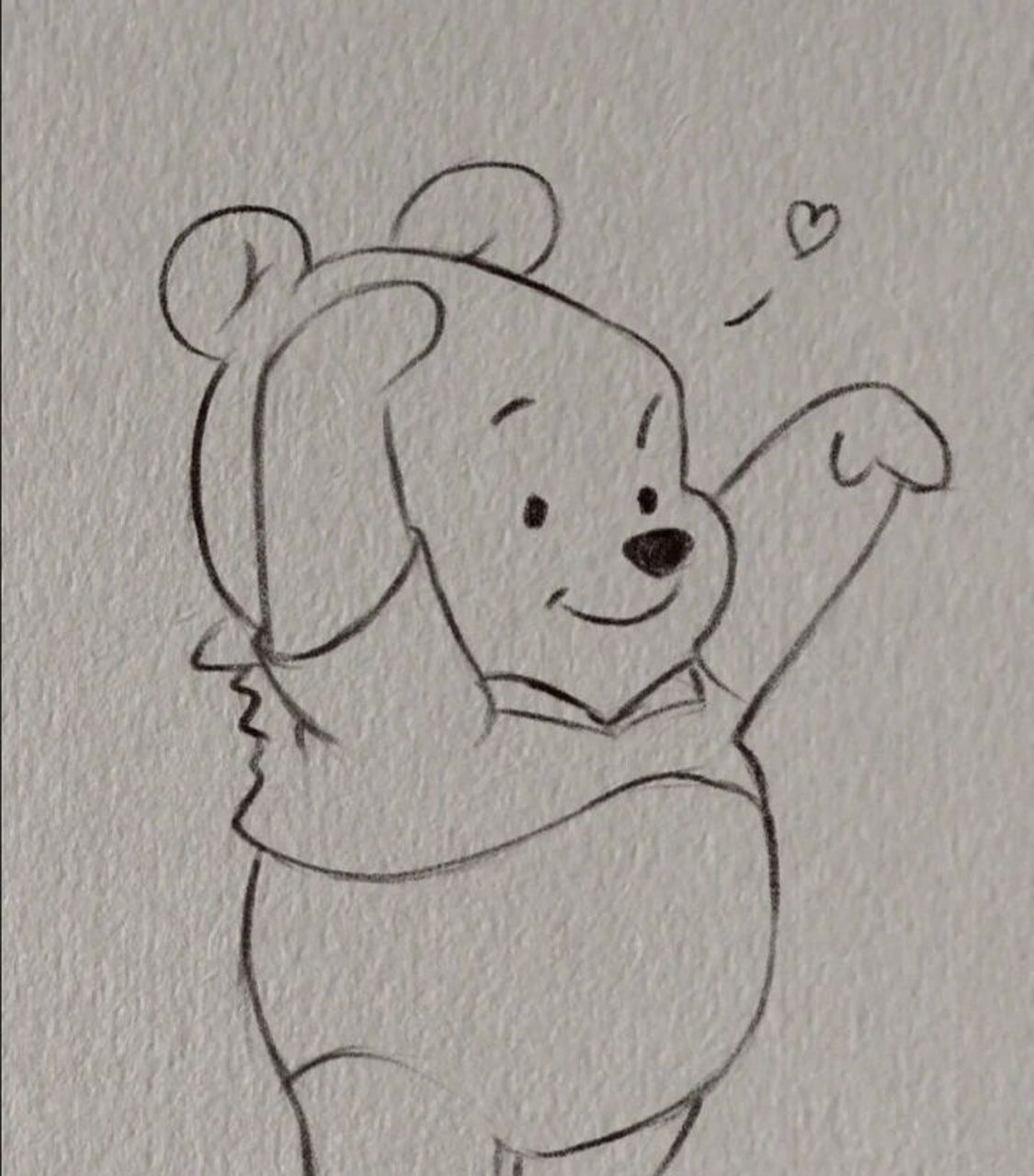 和我一起画画吧 #画画# #維尼小熊# #我的随手画# #绘画临摹