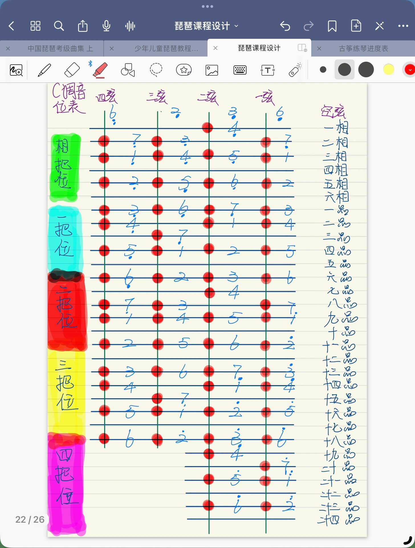 琵琶降b调图片