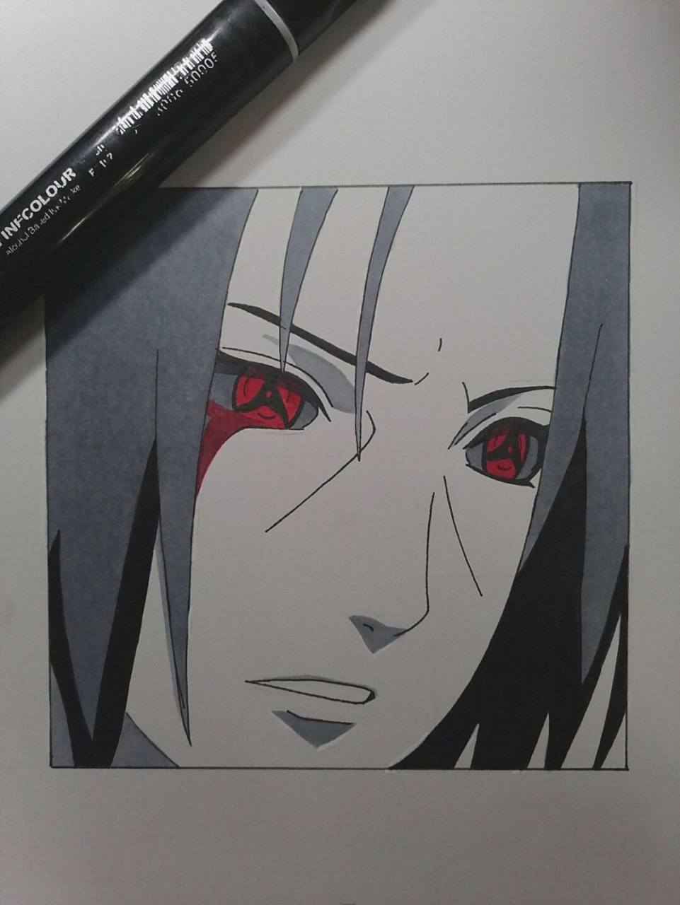 鼬教程 #火影忍者# #手绘教程# #宇智波鼬