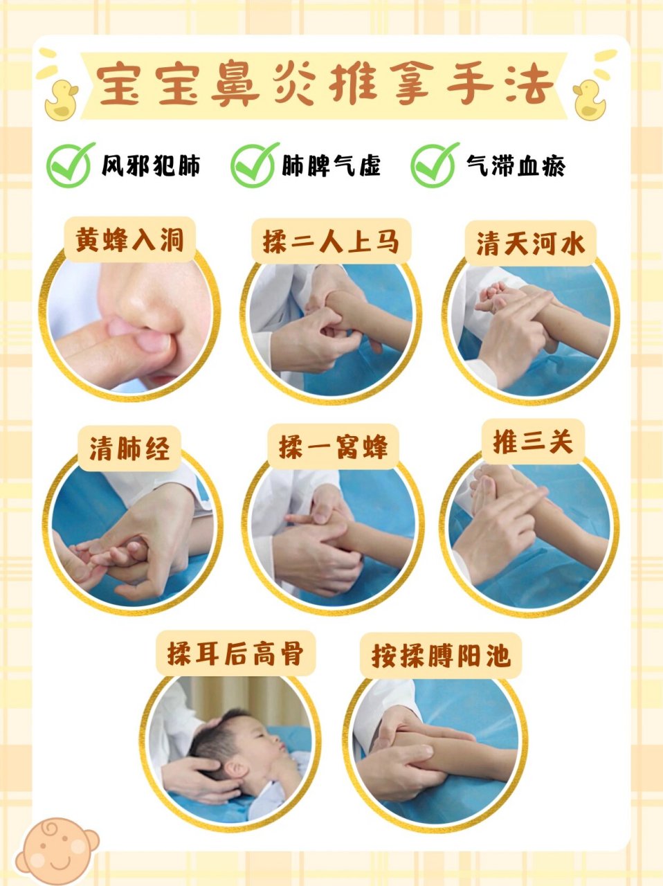 宝宝鼻炎难受,推拿通鼻,亲测有效✅ 宝宝鼻炎反复,鼻塞流涕,换季的