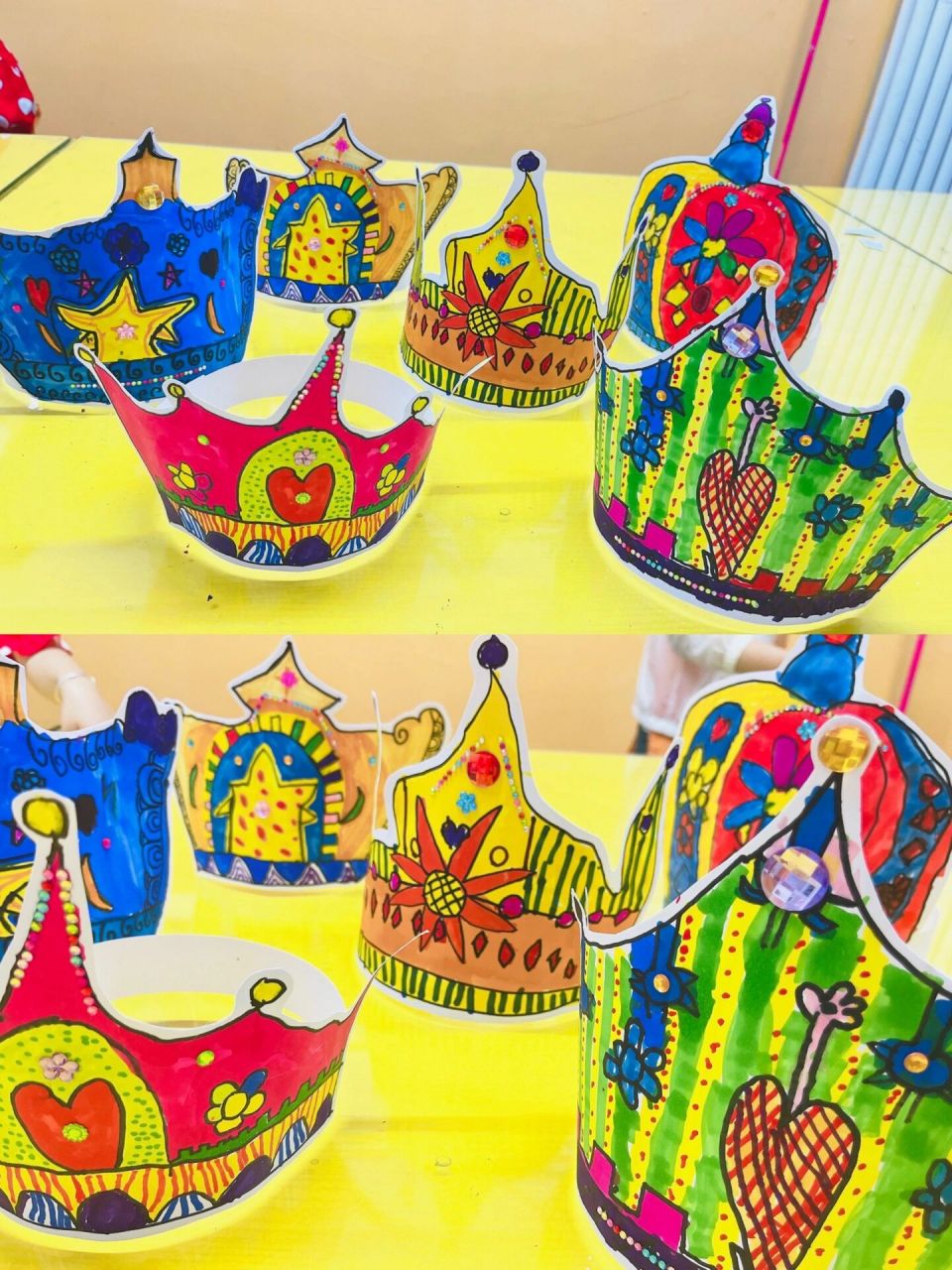 低幼段创意美术手工《王冠》95 适合4-6岁 王冠手工系列孩子喜欢的